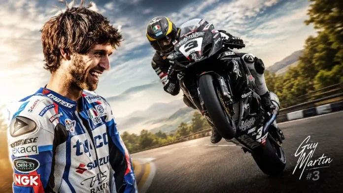 Guy Martin motorcycle racer and TV presenter after driving ban and marriage U-turn news
