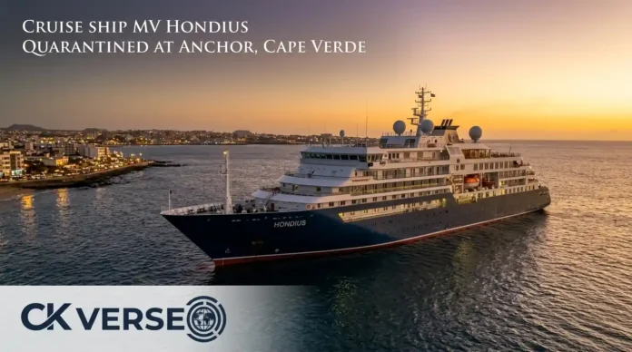MV Hondius hantavirus outbreak — cruise ship anchored off Cape Verde 2026